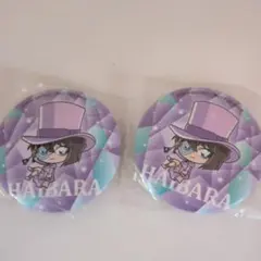 名探偵コナン 灰原哀 缶バッジ 2개 세트