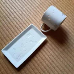KALDI 猫の日　 皿とマグカップセットのサムネイル