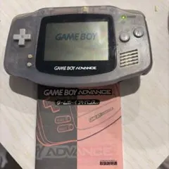 【説明書付き】ゲームボーイアドバンス 本体 クリアブルー