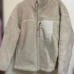 GU フリースジャケット Mサイズ ベージュ
