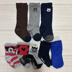 ベビー靴下 8足セット まとめ売り 9-14cm