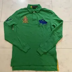Polo Ralph Lauren グリーン長袖ポロシャツ