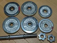 AUSSIE ダンベル 2.5kg x 4 1.5kg x 2 シャフト