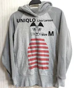 UNIQLO　レディース　Lisa Larson パーカー　M グレー　ネコ