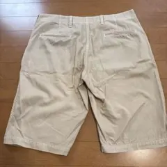 メンズ ハーフパンツ ベージュ Lサイズ