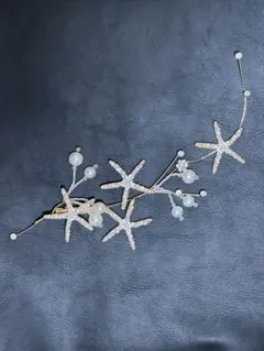 星型パール付きヘッドドレス