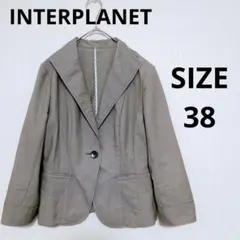 INTERPLANET テーラードジャケット オフィスカジュアル ビジネスのサムネイル