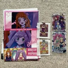 アイカツ　プリパラ　ウエハース　クリアビジュアルポスター　アクリルチャーム