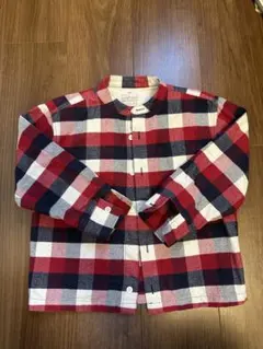 無印良品 チェック柄長袖シャツ 120サイズ