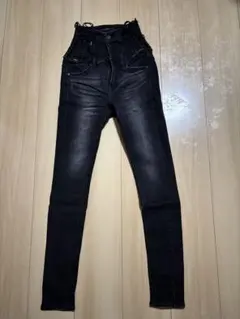 EMODA ブラックデニム パンツ サイズ0