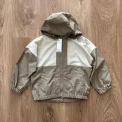 新品未使用　gu kids フーディーブルゾン　ブルゾ120 男の子
