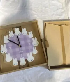 ミッフィーzakkaフェスタ 2021アクリル時計 miffy 壁掛け時計