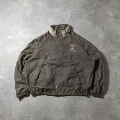 PORTAUTHORITY企業ロゴ刺繍短丈ジャケットスウィングトップ古着雰囲気系