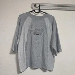 niko and…ニコアンド　スエットロゴプリント 半袖Tシャツ