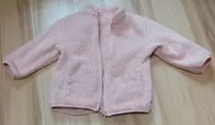 ピンク フリース アウター サイズ80