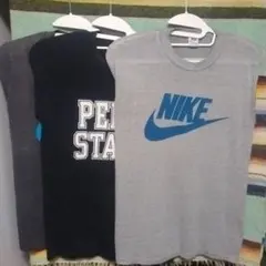 70s80sナイキTシャツ　セット販売　オレンジ紺タグ　ゴツナイキ　ヴィンテージ