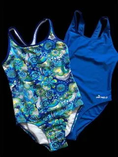 女の子用 水着 140〜150 サイズ(海外サイズ12) 2枚セット