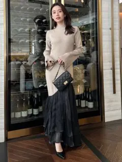 【T様専用】ánuans アニュアンス ドッキングニットワンピース