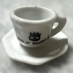 SANRIO バッドバツ丸　ミニチュア　コーヒカップセット　レア！1997のサムネイル