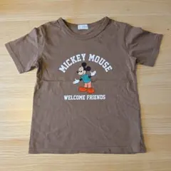 b.ROOM ミッキーマウス Tシャツ モカ
