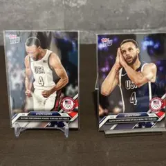 NBA Stephen Curry topps USA カリー　2枚セット