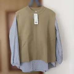 ドレスキップ　新品未使用　M ベストブラウスセット