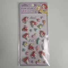 ディズニープリンセス アリエル プクプクシール シール帳用
