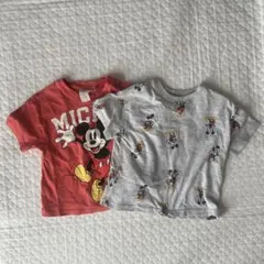 ミッキーマウス Tシャツ 2枚セット
