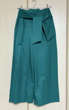 SENSE OF PLACE ワイドパンツ　グリーン