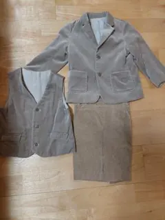 COMME CA FOSSETTE ベージュスーツ 100A