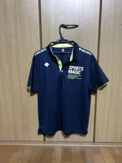 DESCENTE SPORTS MAGIC ポロシャツ ネイビー