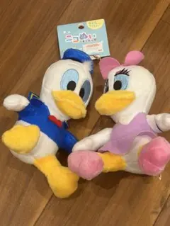 ディズニー ニコぬい キーホルダー ドナルド デイジー