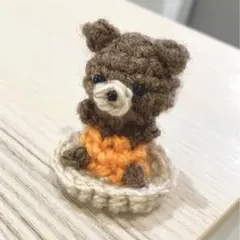 ハロウィン　くま　置物　ハンドメイド　ぬいぐるみ
