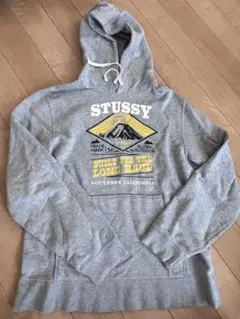 ステューシー　グレー　パーカー