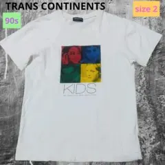 レア希少/90s❕映画 KIDS トランスコンチネンツ Ｔシャツ 日本製　Ｍのサムネイル