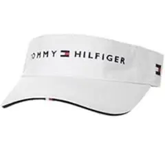 TOMMY HILFIGER 白 ホワイト サンバイザー