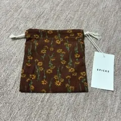 EPICS 花柄　巾着　ポーチ
