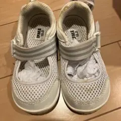 イフミー　メッシュホワイトシューズ 15.0 上履き