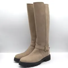 DIANA ダイアナ ロング ブーツ 23.5cm ベージュ スエード