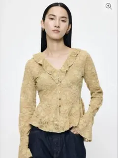 MOUSSY 海外限定 チェックフリルトップス タグ付き - メルカリ