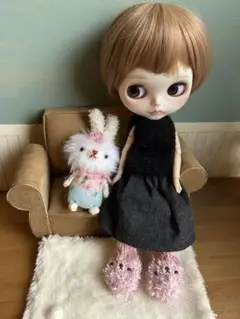 25295ネオブライス★モハモハうさぎ＆ルームシューズ★くま太郎