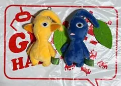 ピクミン ぬいぐるみマスコット 黄　青