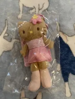 ハローキティ スタイルアップマスコット 足長キティ ピンク ヒョウ柄