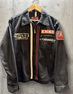50s topps work jacket チェーンステッチ 紺 ミント | Mercari