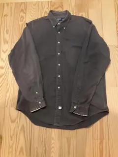 B*o様 ボタンダウンシャツ コットン100 ブラウン 90s 古着
