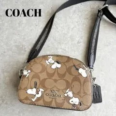 【極美品】COACH ミニ セレナ スヌーピー コラボ ショルダーバッグ
