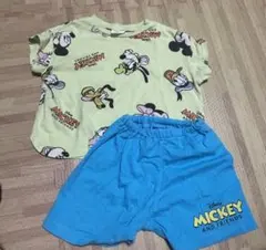 Breezeミッキーとフレンズ Tシャツ＆ショートパンツセット