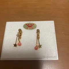 本珊瑚イヤリング