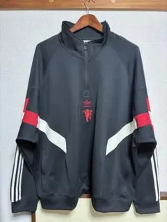 マンチェスターユナイテッド　ハーフジップジャージ　adidas