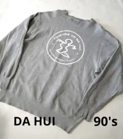 DA HUI 90's グレー スウェット　オールドサーフ